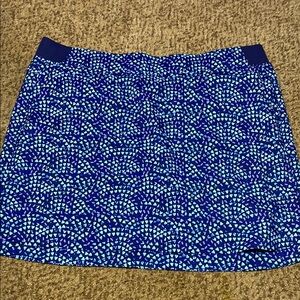 Cypress Club  Size XL Blue Patterned Women's Skort.